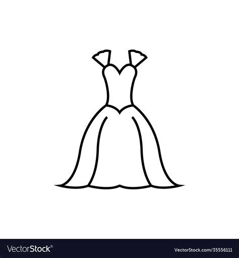 Dress Outline Template