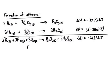 SOLVED: Diborane (B2H6(g)) is a highly reactive boron hydride, which was at one time considered ...