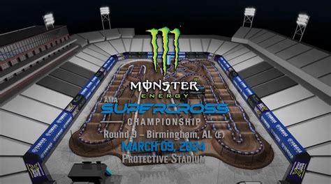 La piste virtuelle du SX de Birmingham LeBigUSA Actualité du