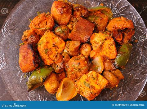 Assorted Indian Vegetarian Tandoori Snacks Stock Photo Image Of