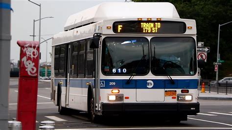 MTA Bus Company 2011 New Flyer C40LF CNG 209 On The F Train Subway