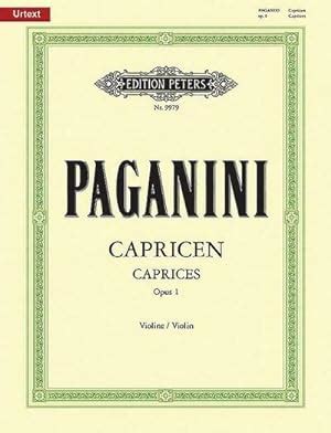 Capricen F R Violine Solo Op Von Niccol Paganini Neu Sonst