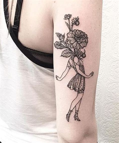 Amazing Flower Girl Tattoo Design Love Life Fun Tattoos Cool