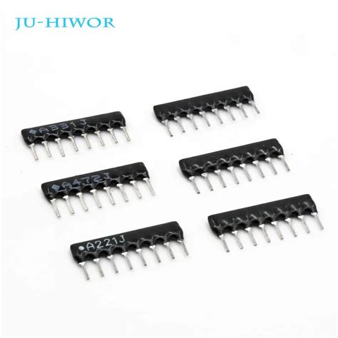 Aliexpress.com : Buy 200pcs Array Resistors A08 5% 1/8W 8Pin Resistor ...