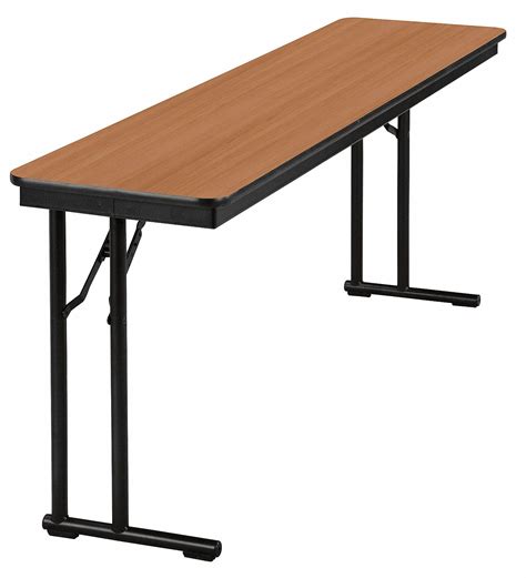 Rectangle Seminar Table, Walnut, 72 inW x 18 in Depth - Grainger