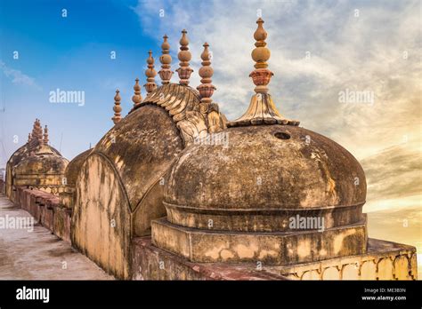 Nahargarh Fort Jaipur Rajasthan India Architectural Dome At Sunset With