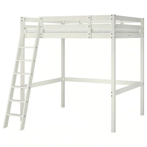 IKEA double high sleeper (STORÅ Loft bed frame) and Inofia Double ...