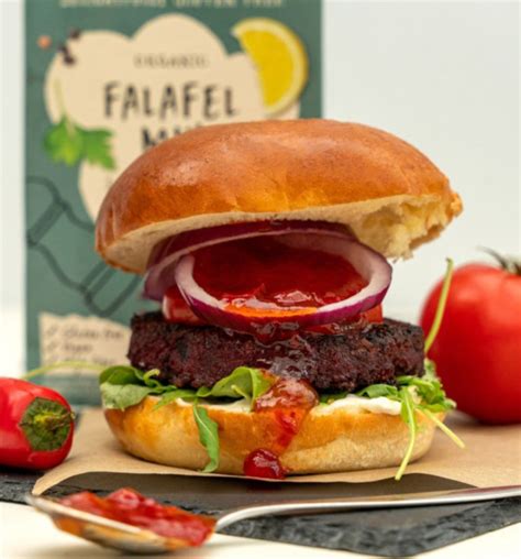 Falafel Hamburger Iz Rde E Pese Mama Terra