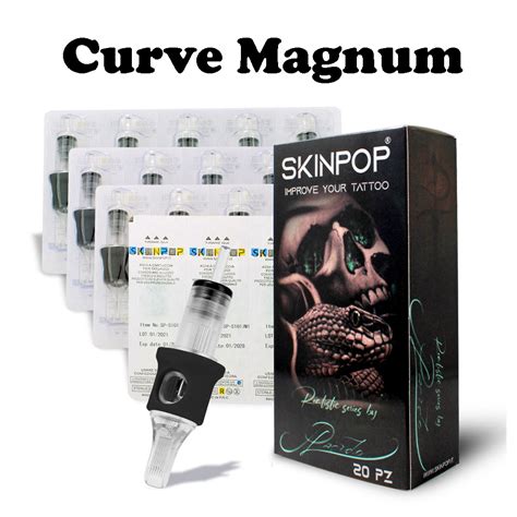 Cartucce Skinpop Tattoo Curved Magnum Tattoo Supply Piercing Supply