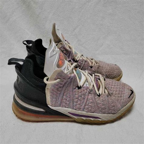 Nike Mens Lebron 18 Basketball Shoes Multicolor Cq928 Gem