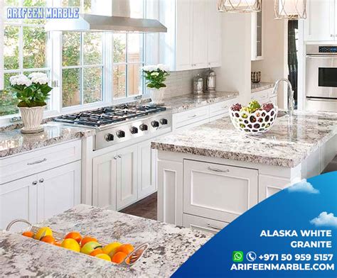 Alaska White Granite Arifeen Marble