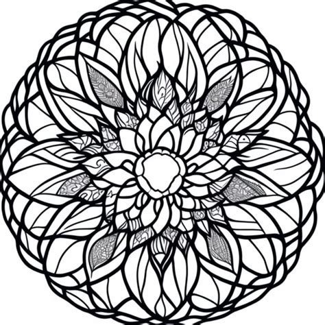 Mandala Para Pintar Mandala Design Para Imprimir E Pintar Foto Premium