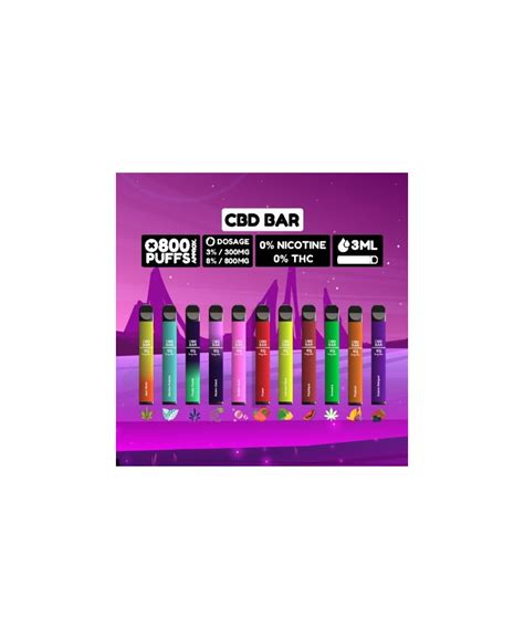 Vape Pen CBD Bar 800puffs Tengrams