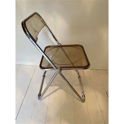 Chaises Vintage Plia De Giancarlo Piretti Pour Castelli 1970