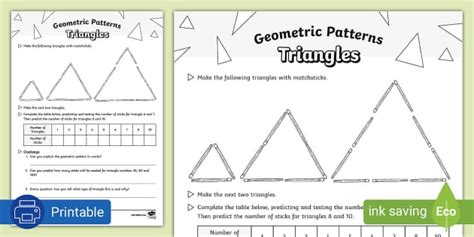 Geometric Patterns Grade 4 Worksheets Twinkl South Africa