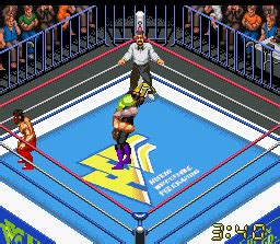 Screenshot Of Super Fire Pro Wrestling X Premium Snes Mobygames