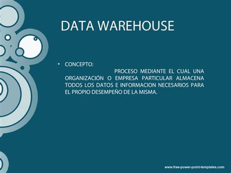 La Planificacion Segun Data Ware House Ppt