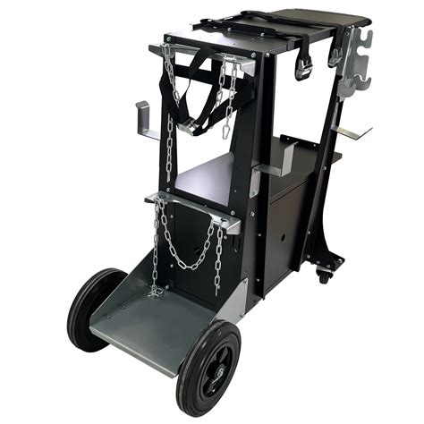 Welding Cart Single And Double Gas Bottle Variations Canaweld Buy