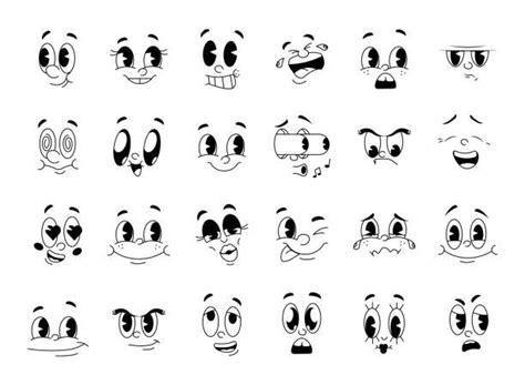 Cartoon Human Face Eye Illustrations Clip Art Istock Drawing