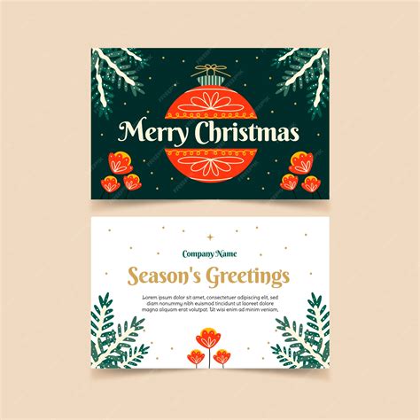 Business Christmas Card Greetings