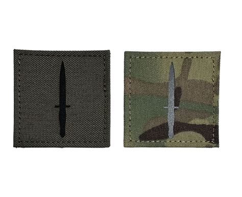 Gp Gear Laser Cut Commando Dagger Patch