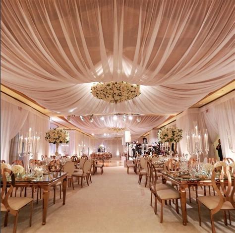 Ceiling Drapes For Weddings