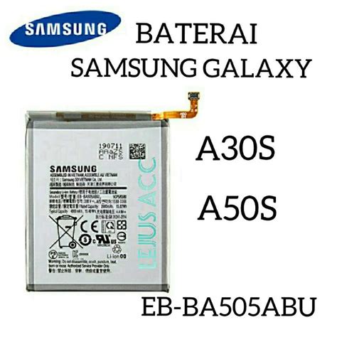 Jual Baterai Batre Battery Samsung Galaxy A30S A50S EB BA505ABU