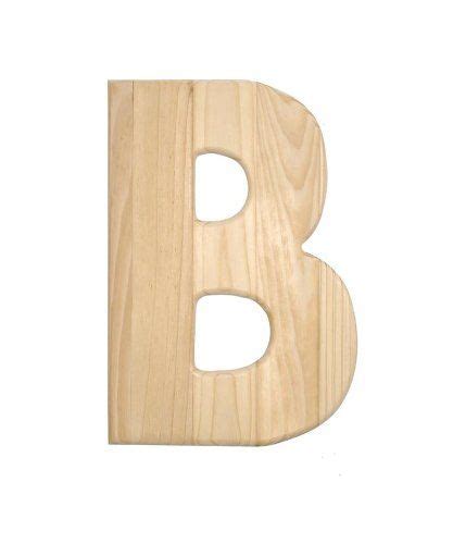 Darice 0993 B Decorative Wood Letter B 12 Inch X 8 X 12 Thick