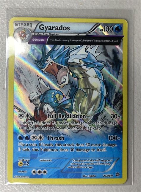 Gyarados Full Art Holo Rare Xy Ancient Origins Pokemon Tcg