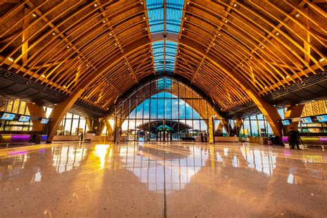 Undulating Airport Rides Wave Of Timber Construction