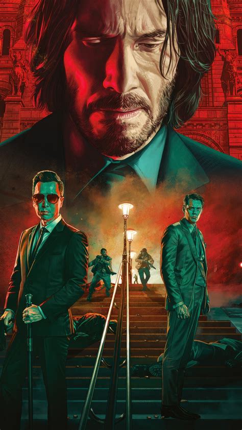 John Wick Chapter 4 John Wick Movie 2023 Poster Keanu Reeves HD