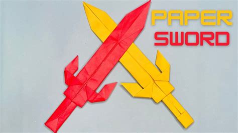 Origami Paper Swords Youtube