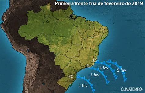 Frente Fria Avan A Sobre Sul E Sudeste Neste Domingo Ar Mais Fresco