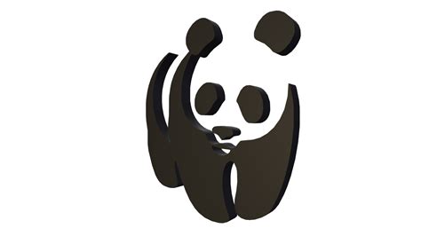 3D file WWF Panda・3D print model to download・Cults