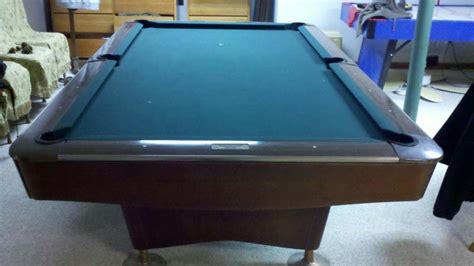 8 Brunswick Gold Crown III Pool Table For Sale