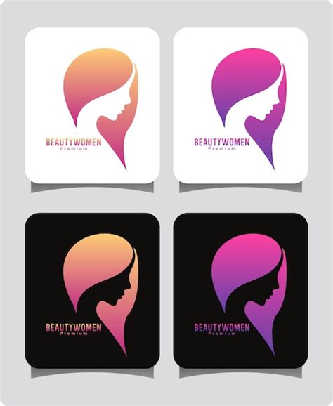 Plantilla De Diseño De Logotipo De Belleza Vector Premium