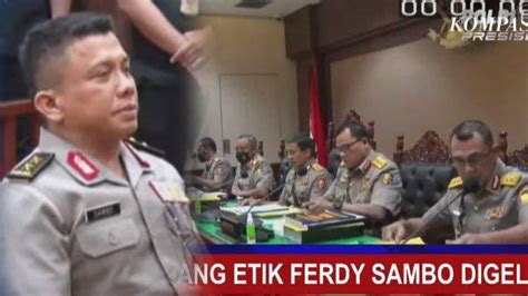 BIODATA 5 Jenderal Yang Mengadili Ferdy Sambo Di Sidang Kode Etik Polri