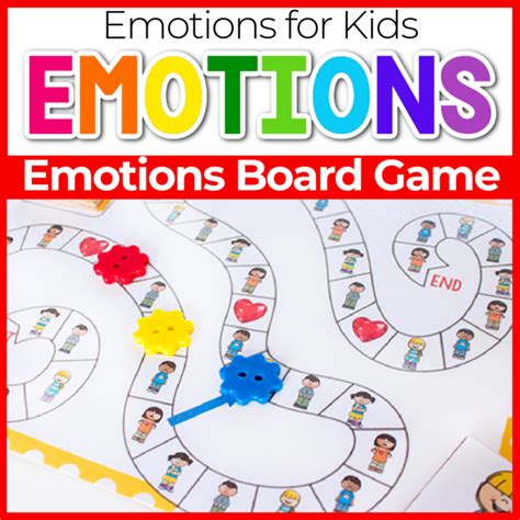 Free Printable Emotions Board Game - Life Over C's