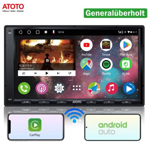 Atoto A Pf Android Autoradio Doppel Din Radio Gps Tracking Wireless