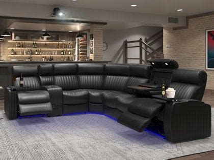 Home Theater Sectionals | Movie Room Sectional Sofas - SeatUp.com