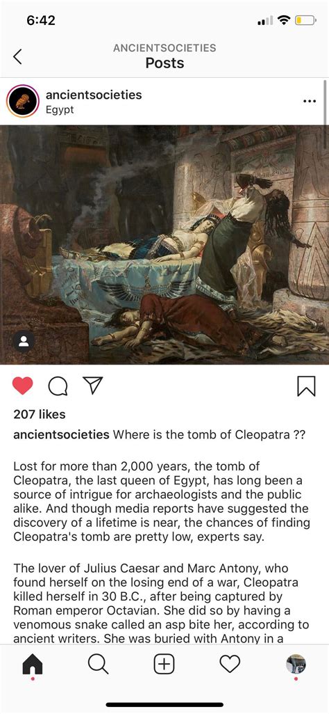 Where is the Tomb of Cleopatra? : r/ancientrome