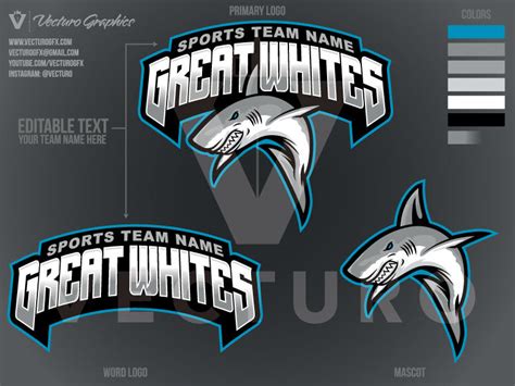 Great Whites Sports Logo Pack Vecturo Graphics