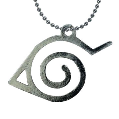 Collar Naruto Símbolo Aldea Oculta De La Hoja Dije Konoha Clan Uzumaki