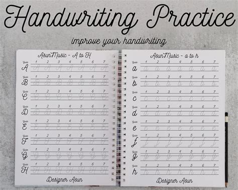 Printable Cute Handwriting Practice Sheets