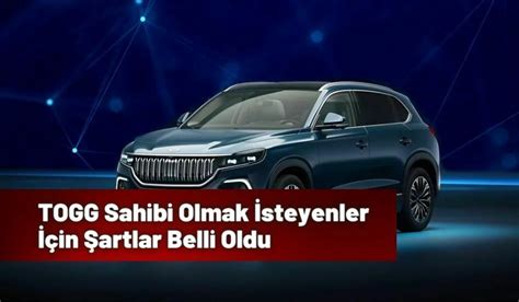 TOGG Sahibi Olmak İsteyenler İçin Şartlar Belli Oldu Gazete Gebze