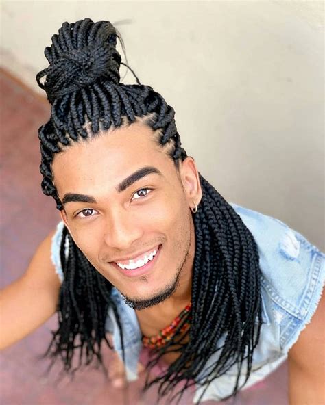 Tranças masculinas saiba como adotar as box braids Homens de cabelo