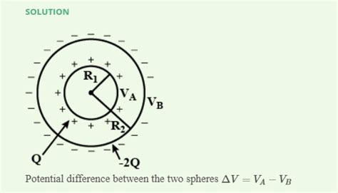 9 Two Concentric Conducting Spheres Of Radii R And 2r Are Carrying