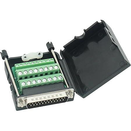 YIOVVOM Connecteur DB25 D SUB mâle adaptateur 25 broches vers