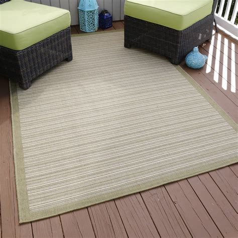 8' x 10' Area Rug, Indoor and Outdoor Stain Resistant Rug by Somerset ...