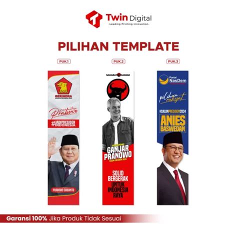 Umbul Umbul Kampanye Pilpres Custom Twindigital Id